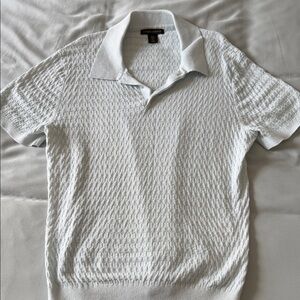 Ethan Pierce White Polo